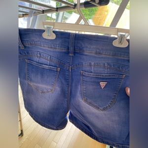 jean shorts, guess, fits us6-8